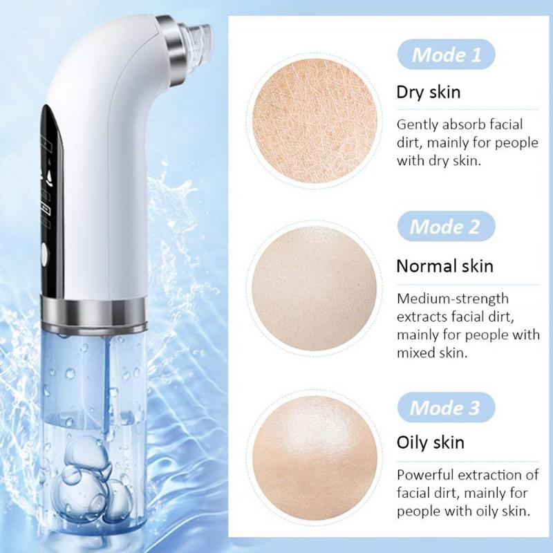Electric Vacuum Cleaner Blackhead Pore Cleaner Water Circulation Skin Deep Cleansing USB Charging Small Bubble Beauty Care Tool