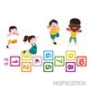 Hopscotch Environmentally Friendly Sticker Self-Adhesive Waterproof Kindergarten Children'S Room Educational Parent-Child Activity Decorative Sticker