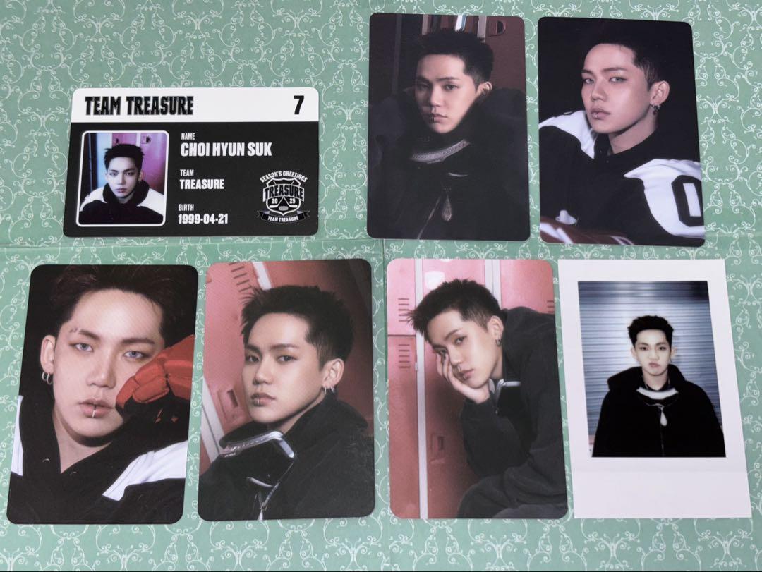

[USED] TREASURE Seagri 2025 Hyun Suk Trading Card Bulk Sale