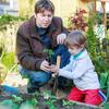 Garden Trowel Hand Shovel with Wooden Handle - Ergonomic Garden Tool for Digging, Planting, and Soil Loosening