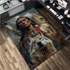 Native American Print Rug - Home Decoration Carpet For Living Room Bedroom Flooring Computer Chair Area Rug
