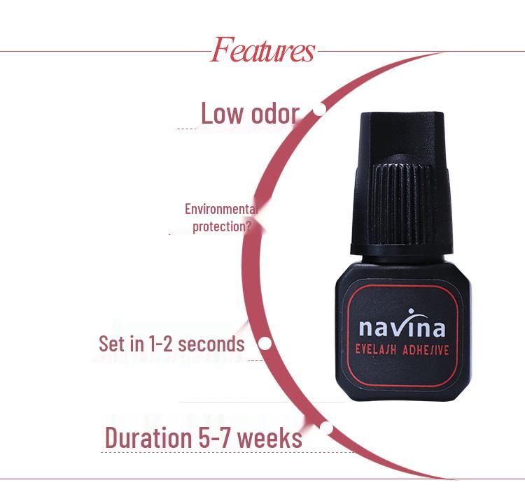 Navina Quick-Drying Eyelash Extension Glue for Beauty Salons
