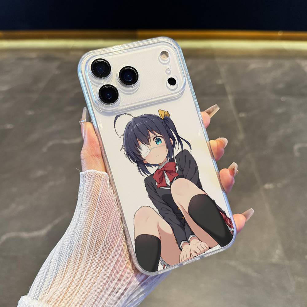 

Чехол для телефона с аниме R-Rikka T-Takanashi для iPhone 17,16,15,14,13,12,11 Pro,Max,Plus,X,XS,XR,SE4,E Mini Прозрачный Мягкий Чехол iPhone16promax