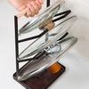 Multi-layer Kitchen Organizer: Pot Lid, Cutting Board, and Drainer Rack