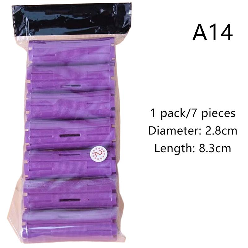 7/8/9/10 Stuks Hittevrije Krultang Geen Hitte Haarrollers Krulspeld Trek Kern Luie Krullen Flexi Staaf Golfvormers Haarstyling Tool