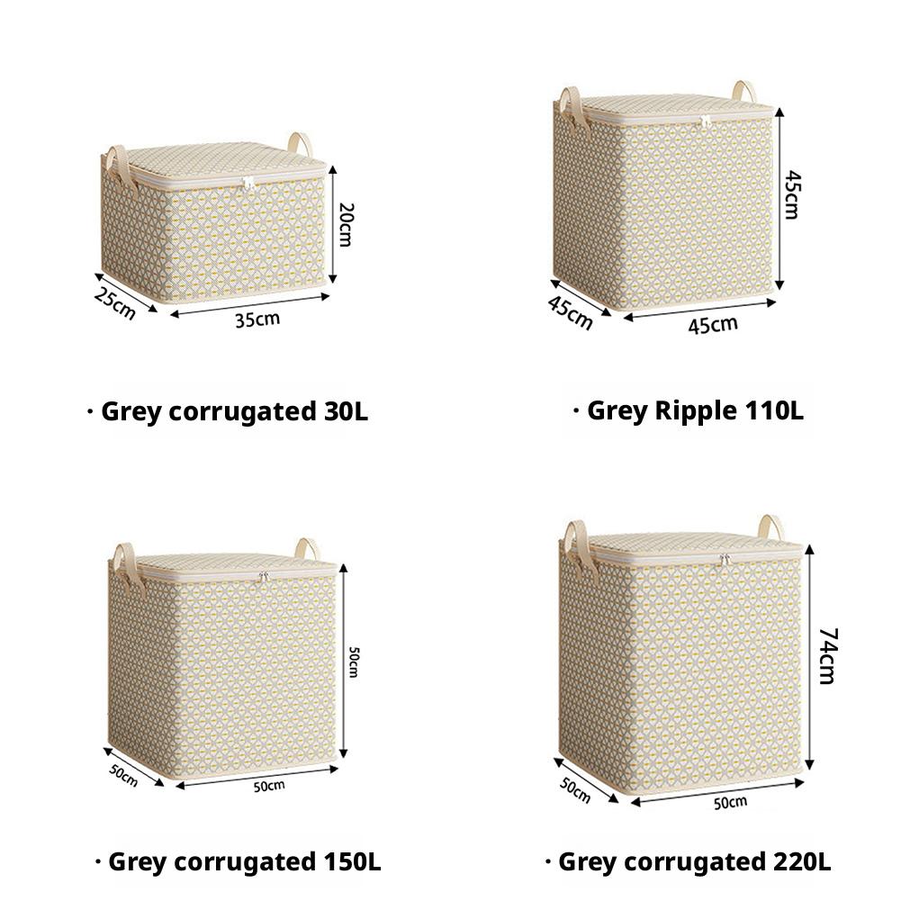 Extra Large Storage Bag - Multifunctional Bedding, Clothing, and Underwear Storage Bag with Zipper, Under Bed Storage Bag