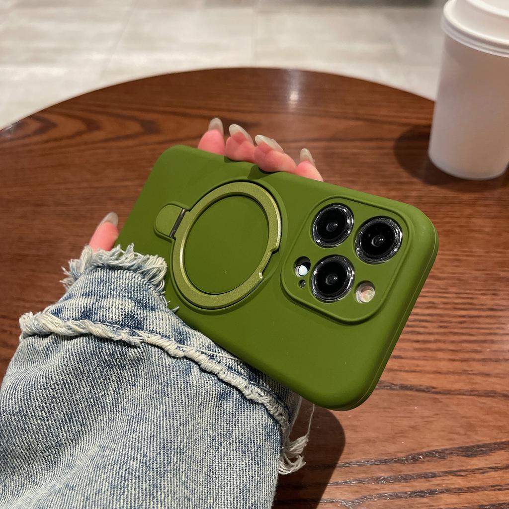 Pure Liquid Silicone Case for Apple iPhone 17 Pro Max - Soft Shockproof with Magnetic Holder Full Cover On iPhone 16/15/14/13/12/11/Pro/Plus/ProMax