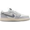 New Jordan Air Jordan 1 Anti-Slip Wear-Resistant Low-Top Children's Basketball Shoes White Gray Green Teenagers HF3207-100