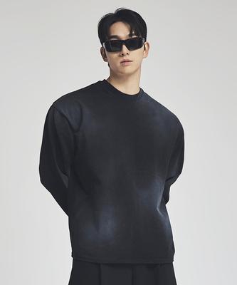 ASTROVE Paint Wash Oversized T-Shirt Black