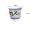 Resin Flower Pot Breathable Decorative Pots Garden Flowerpot
