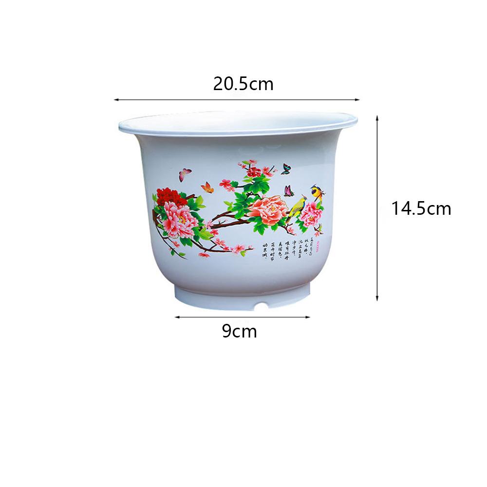 Resin Flower Pot Breathable Decorative Pots Garden Flowerpot