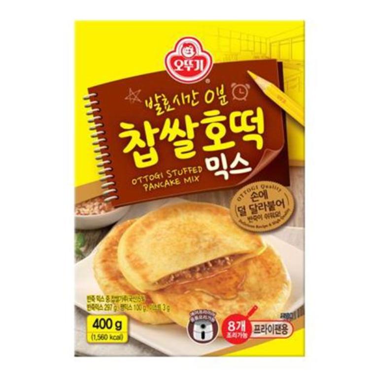 Ottogi Glutinous Rice Hotteok Mix 400g | Sweet Korean Pancake Mix