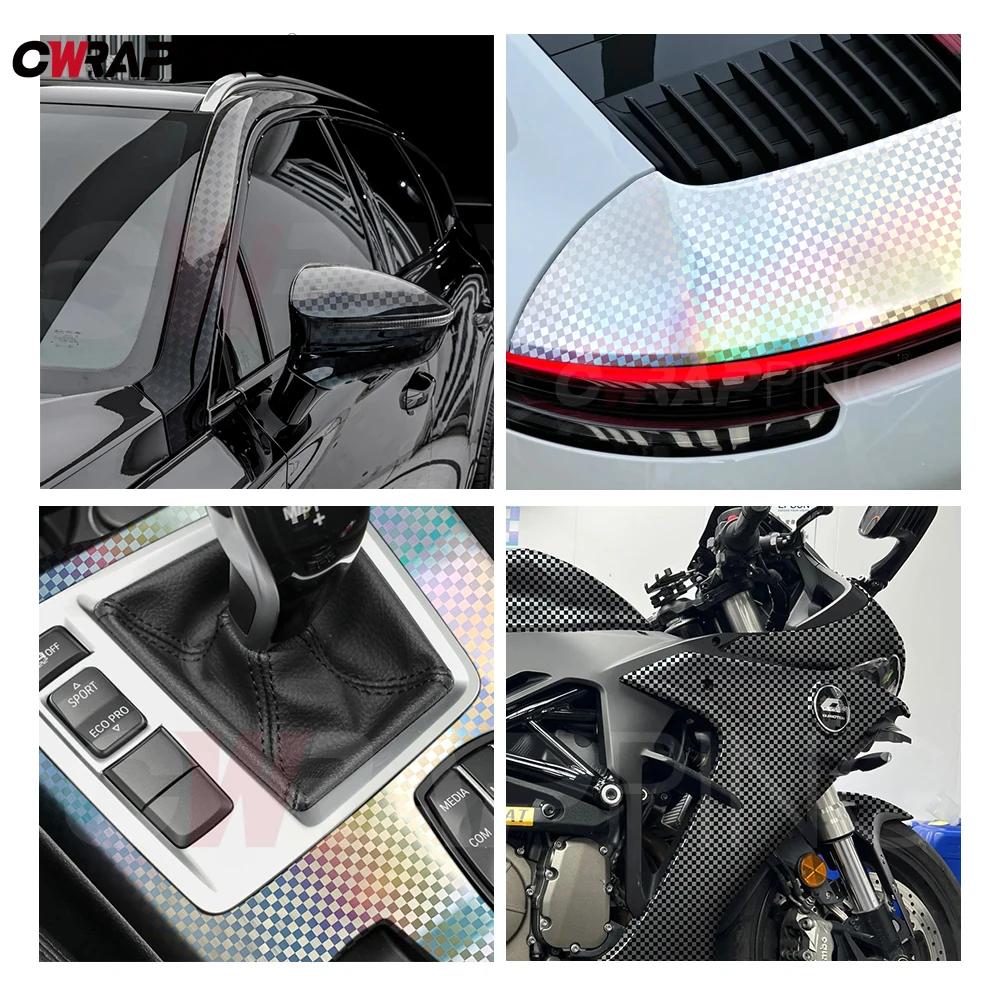 Car Wrapping Film Glossy Black Bubble Free Vinyl Film Auto Color Change Decal PET Sticker Exterior Interior for Car Accessories