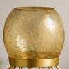 CraftVatika Diwali Decoration Items, Cracked Votive Glass Tealight Candle Holder Set,