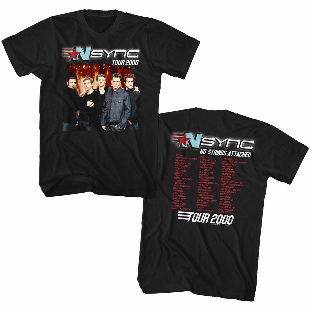NSYNC No Strings Attached Tour 2000 Justin Timberlake Men T Shirt Pop Music M