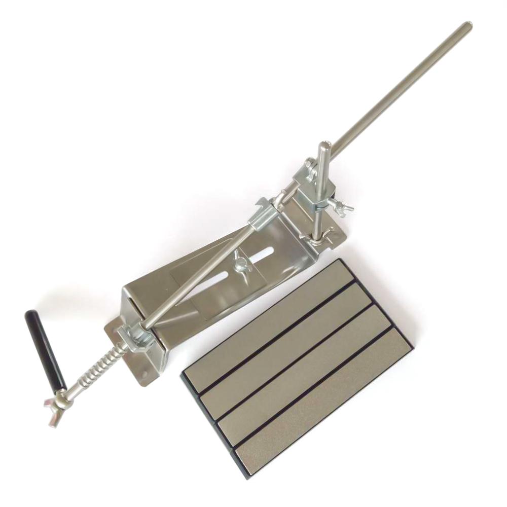 Uppgraderad knivslipsats med fast vinkel i helmetall rostfritt stål Professional 14 slipning