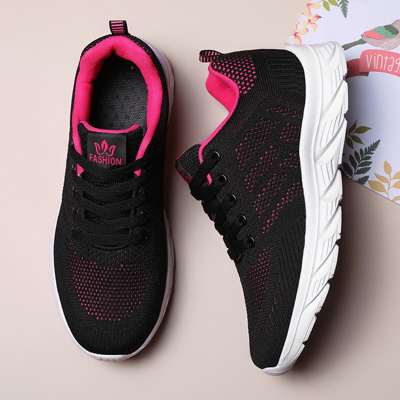 Fashion Shoes for Women New Breathable Comfortable Casual Lightweight Running Shoes Korean Version Fashion Trend Sports Shoes for Women