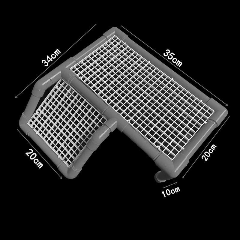 Turtle Drying Platform Floating Island Fish Tank Grid Sucker Hanging DIY Brazilian Turtle Grass Tortoise Climbing Hanger Climbing Platform