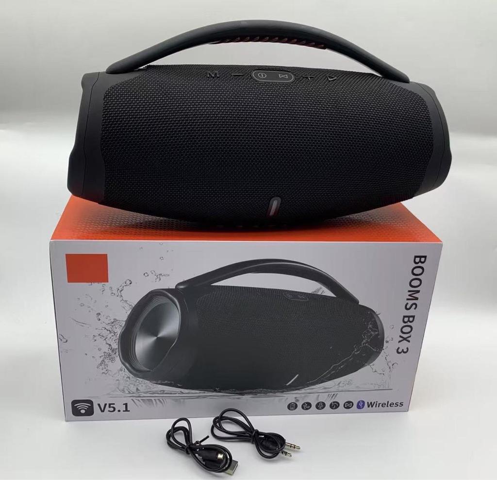 BOOMS BOX3 War God 3. Gen Tragbarer Bluetooth-Lautsprecher mit Kartenslot & Starkem Bass