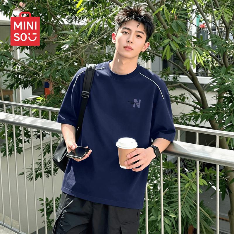MINISO Men s Casual Quick-Dry Short Sleeve T-Shirt 2XL