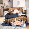Cardcaptor Sakura Beautiful Cartoon Flannel Blanket, Printed Decorative Throw, Warm and Soft for Bedroom, Sofa and Outdoors_LIAN