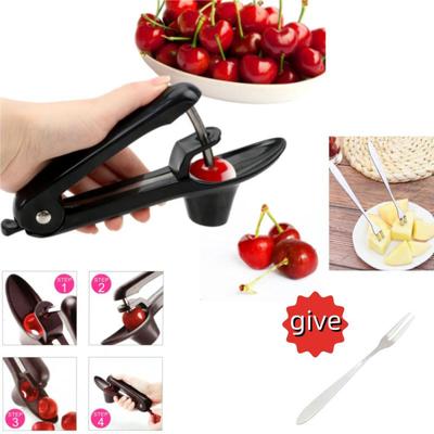 Removedor de caroço de cereja Acessórios de cozinha Azeitonas Go Nuclear Dispositivo Descaroçador de cereja Livre Dê frutas de plástico Gadgets Ferramentas