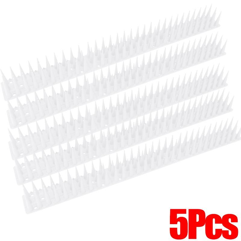 Plastic Bird Spikes Detachable Deterrent Burglar Pigeons Cat Repellent Spike Roof Fen Wall Outdoor Repeller Anti Climb Spikes