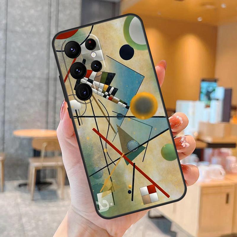 Wassily Kandinsky Abstract Phone Case For Samsung Galaxy S25 S23 S22 S21 S20 S24 Ultra S9 S10 Plus S25 FE Back Cover