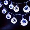 1PC Halloween Eyeball LED Lights Battery Powered Decoration String Lamps Haunted House Bar Holiday Party Spooky Lighting