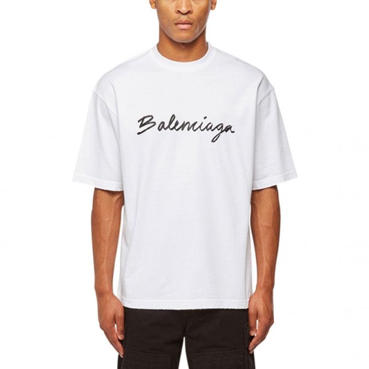 Balenciaga Script Logo T shirt 612966TMVB49040