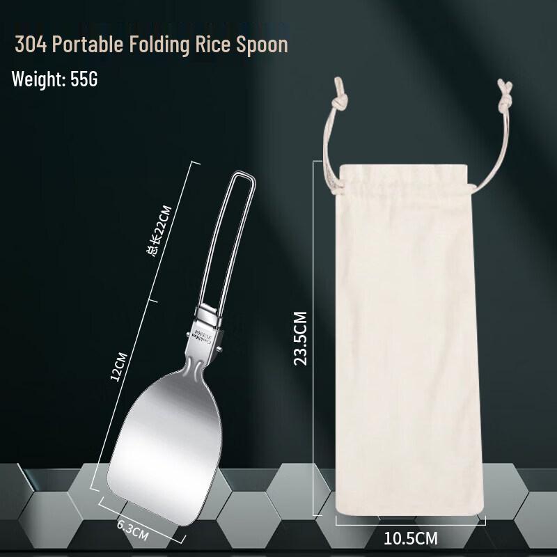 Portable Folding 304 Stainless Steel Outdoor Cookware Set