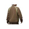 Jordan Spliced Fabric Stand Collar Zip Casual Fleece Jacket Unisex Jacket Light-Brown FV8450-274
