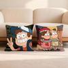 G-gravity F-falls Anime Cushion Cover Home & Car Multi-Scene Pillow Cover - Reversible, Soft & Durable for Daily Use
