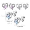 1 Pair Rhinestone Women Earrings Portable Wedding Girls Simple Design Sweet Stud Earring Ladies Ear Jewelry Gift