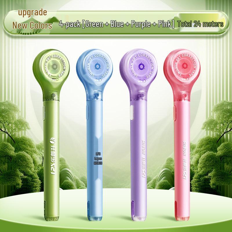 Portable Refillable Correction Tape Pen – Pen-Style, Large Capacity, Ideal for Students