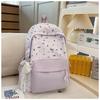New Highvalue Japanese Fresh and Sweet Literary and Cute Cartoon Backpack Junior High School Students Lightweight Travel Backpack