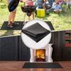 BBQ Grill Mat Thick Pad Oven Liners Baking Mats Double-Sided Fireproof Grill Pad Oil-Proof Waterproof BBQ Protector Mats