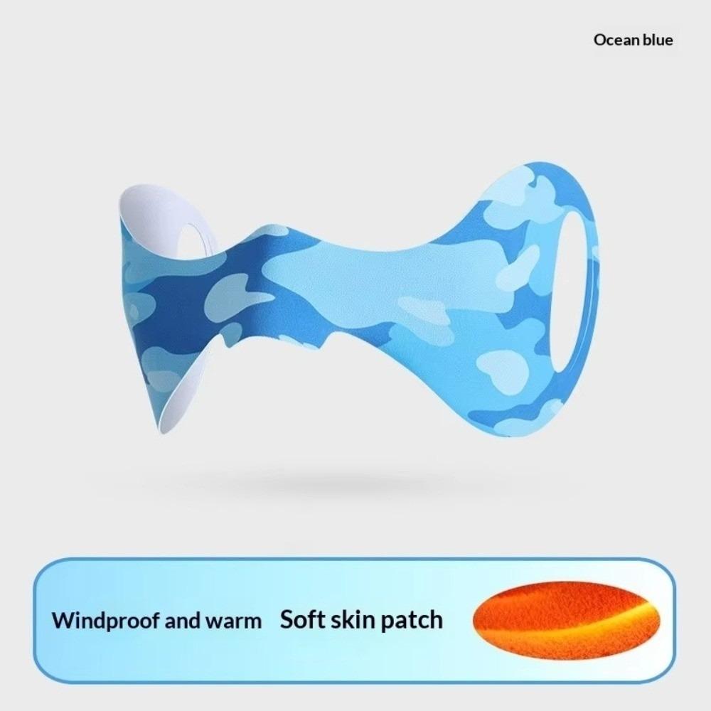 Windproof Nose Patch Cold Protection Warm Face Mask Thermal Nose Cover Winter Sports Enthusiasts синий