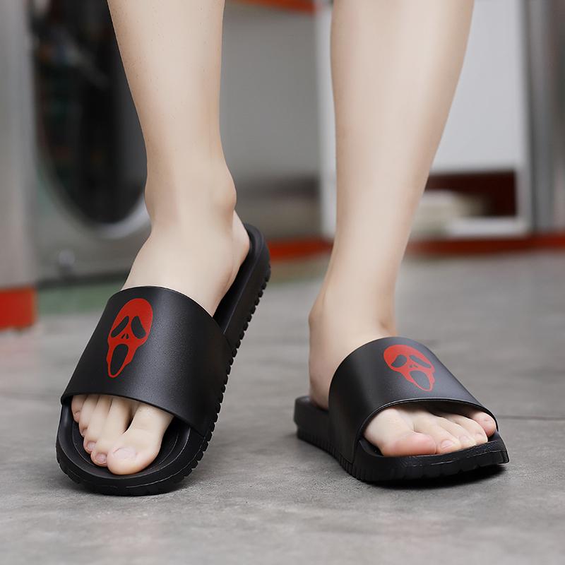 

Мужские шлепанцы для мужчин, пляжные, повседневные, черные, хаки, коричневые, на плоской подошве, большие летние туфли с открытым носком для мальчиков 38-49 EU:49