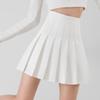 Women's Summer High-Waisted Pleated A-Line Skirt - Slimming, College Style, Anti-Exposure