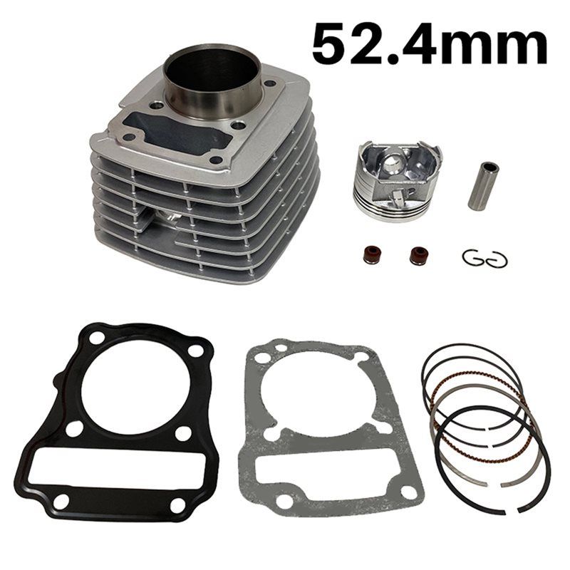 AEA7-52.4Mm Cylinder Piston Ring Gasket Kit For Honda CRF125FB CRF125F CRF125 125Cc 2014-2023 12100-KYY-901 12191-KYY-900