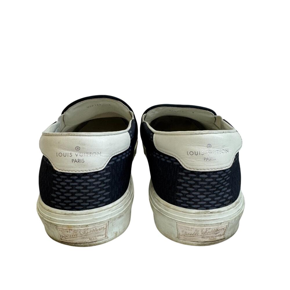 Louis Vuitton Latitude deri America's Cup 2017 spor ayakkabı Lacivert deri erkek Kullanılmış