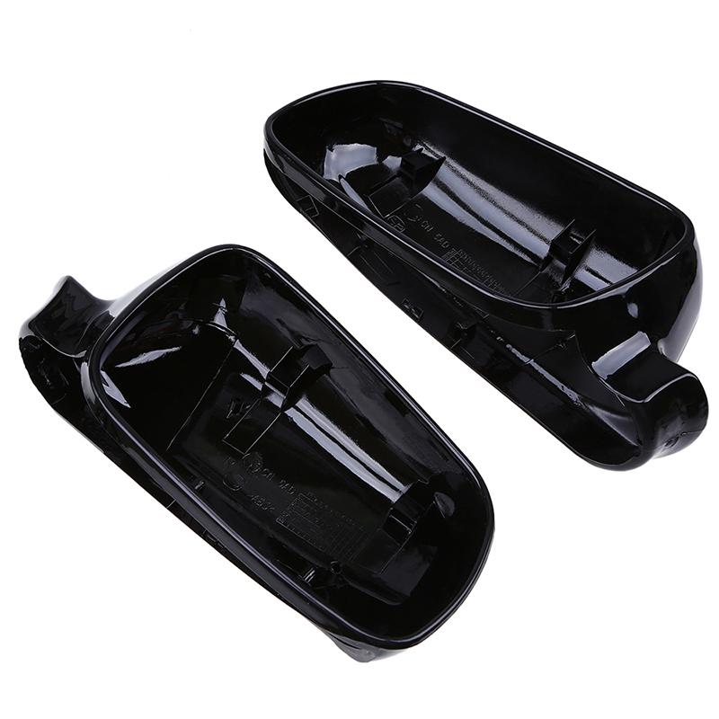 Gloss Black Car Side Wing Mirror Cover Caps Shell Case Housing Replacement Accessories for VW Golf 4 MK4 IV Bora Passat B5 Jetat