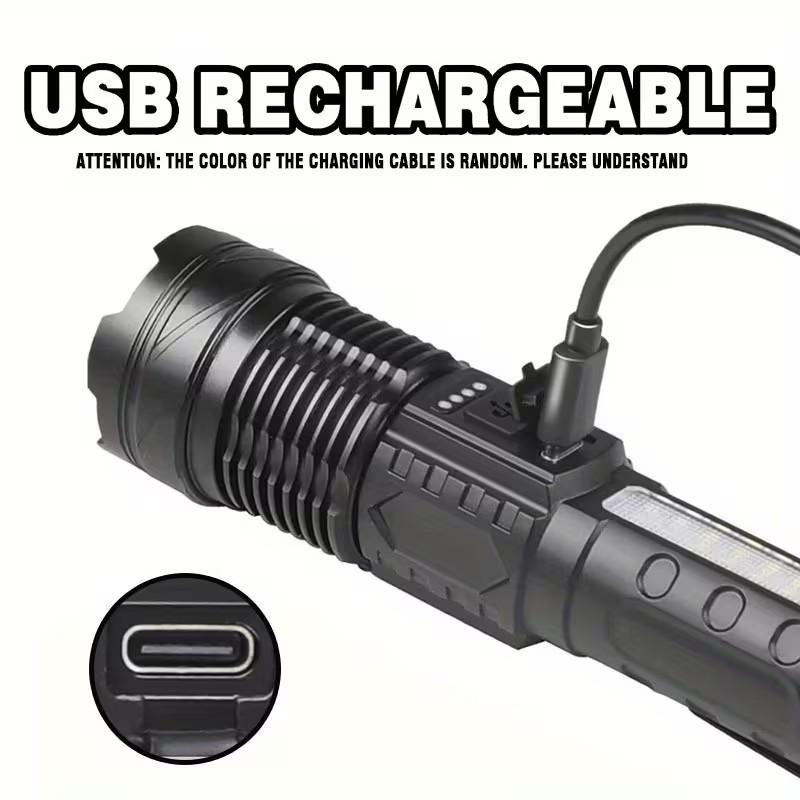 Portable Adjustable-focus LED Flashlight for Home Flashlight Night Camping Flashlight