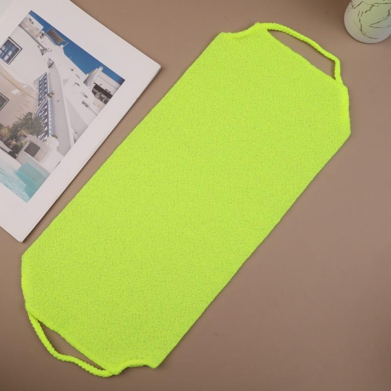 1Pc Exfoliating Bath Towel Scrubber Belt Bath Stretchable Full Body Washcloth Super Absorbent Towel Bathroom Supplies