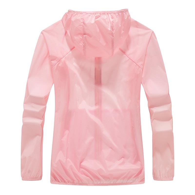 Unisex Summer Hooded Quick-Dry Windbreaker Jacket