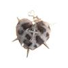 Alternative Culture Symbol Keychain Plush Heart Studs Crucifix Fashion Keyring Accessory for Music Event