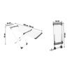 Clothes Dryer With Telescopic Wheels 20M