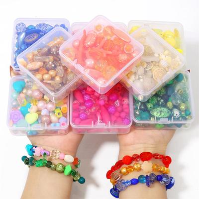 80–150 Stück/Box süße Acrylperlen für DIY Halskette Armband Ohrringe Schmuckherstellung Handwerk Zubehör