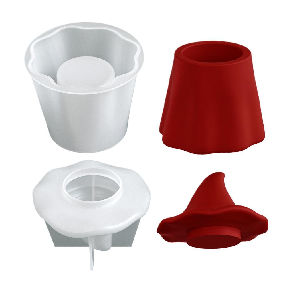 Halloween Ghost Candle Jar Resin Mold Candy Container Mold Making Candle Cups Jewelry Organizers Reusable Silicone Mould